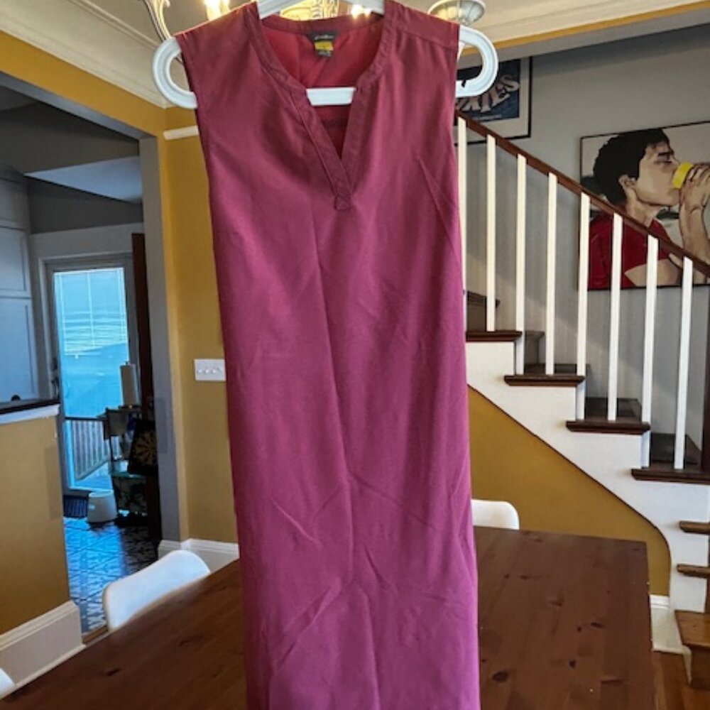 Eddie Bauer Travel Dress, Red  – Size XS